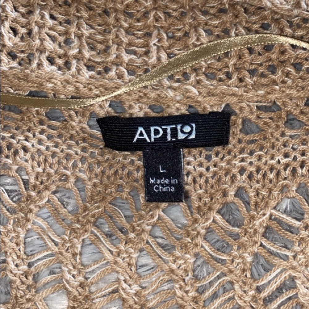 Tan cardigan